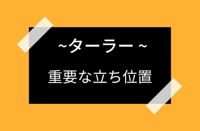 ターラーは重要な位置に位置する女神