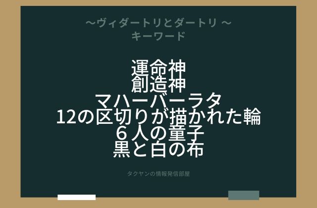 まとめ:　ヴィダートリとダートリはこんな女神